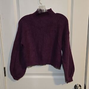 Lucy Paris Deep Purple Knit Top